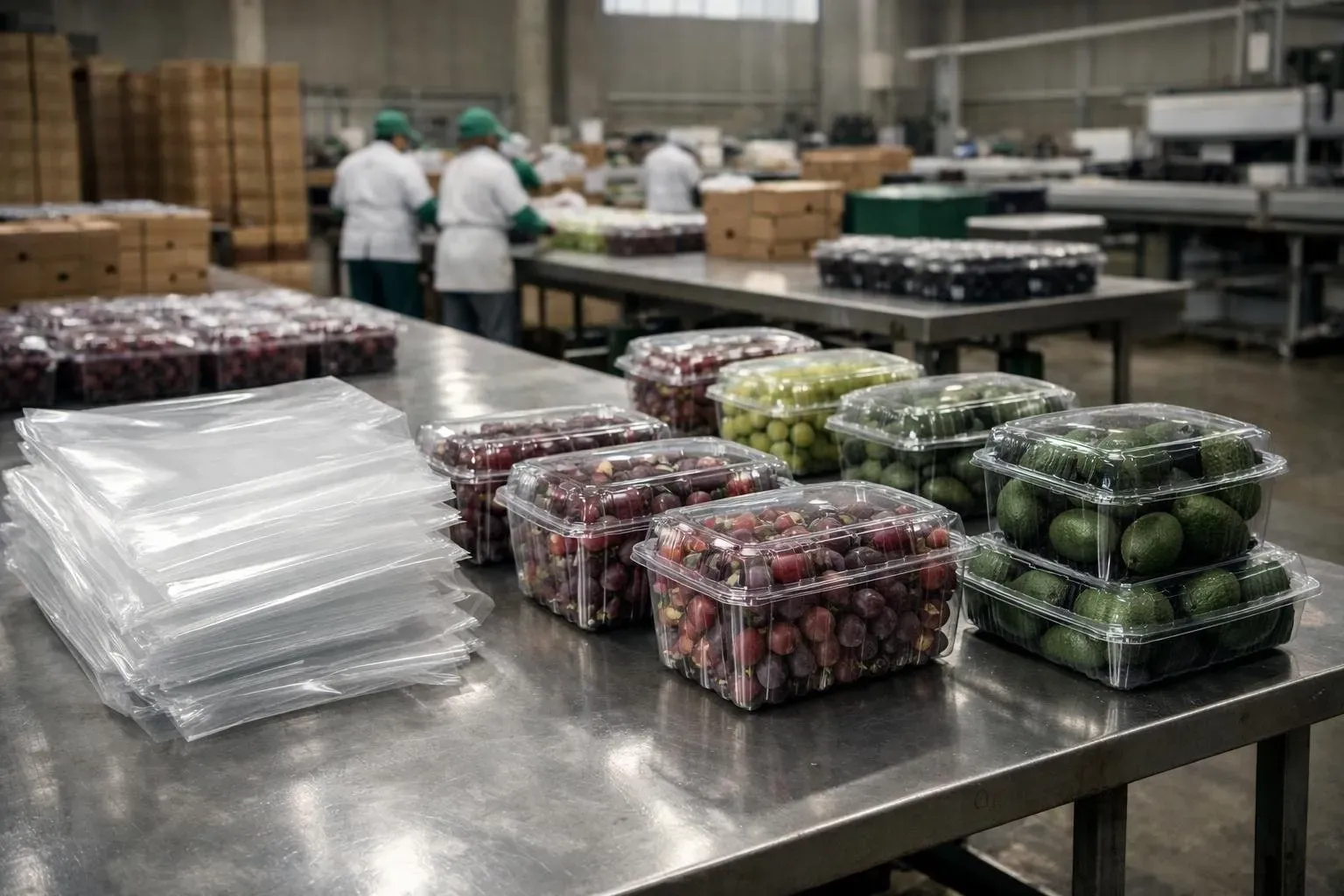 Empaque de fruta para agroexportación